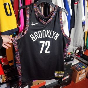 Brooklyn New York Nets #72 Biggie Smalls City Jersey XL Nike NBA